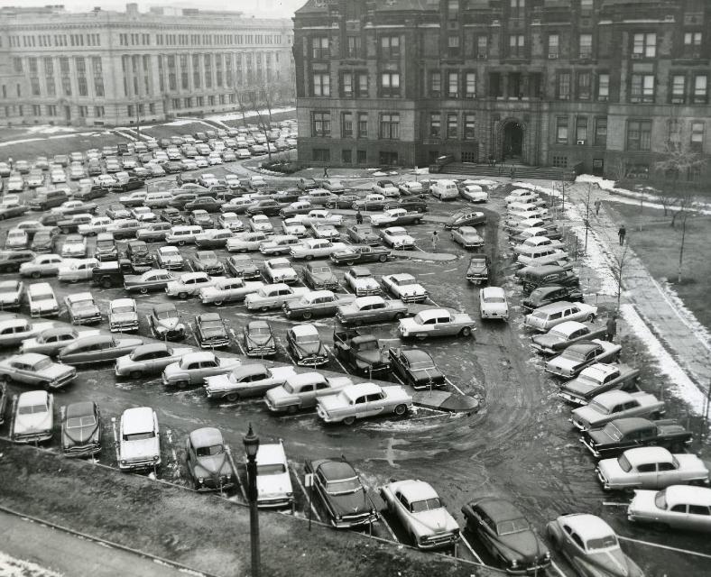 #193 City Hall Parking Lot, 1958