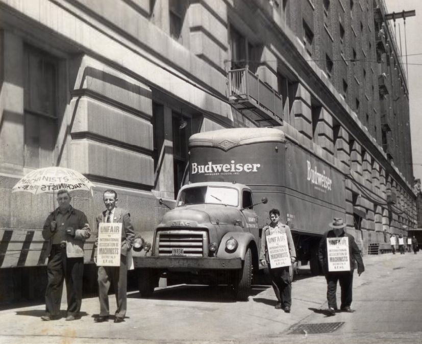 #82 Anheuser-Busch Brewery – Machinist Union Picket, 1952