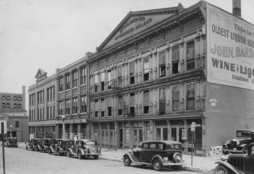 #131 Riverfront Old Pix Bardenheier Wine & Liquor,1960