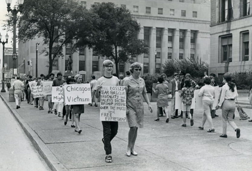 #11 Protesters Outside City Hall, 1968