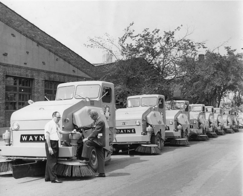 #198 Inspecting New Street Sweepers, 1960