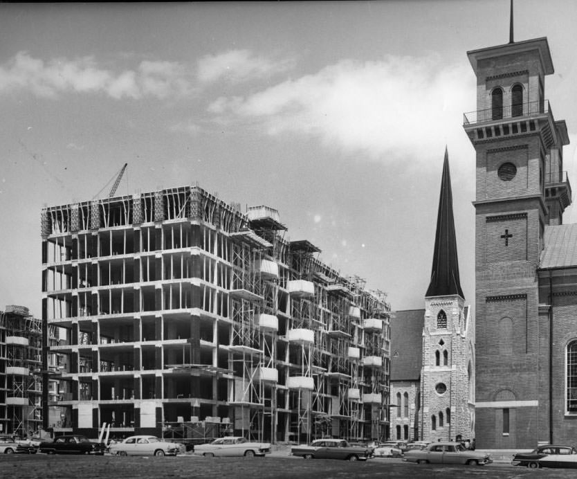 #45 Plaza Apartments – Progress continues, 1960