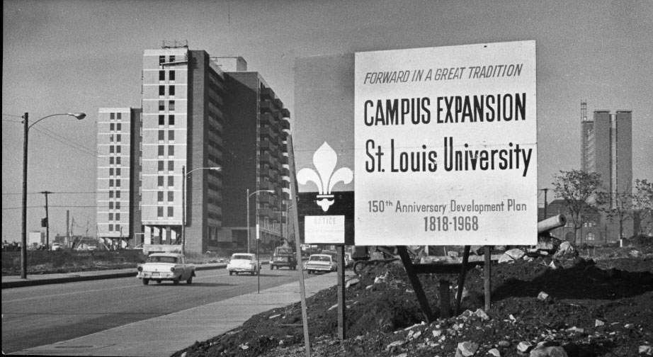 #64 Grand Tower Apartments Campus Expansion St. Louis University, 1960