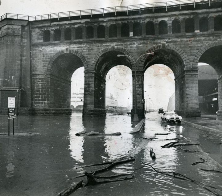 #155 Wharf Street Near Eads Bridge, 1973