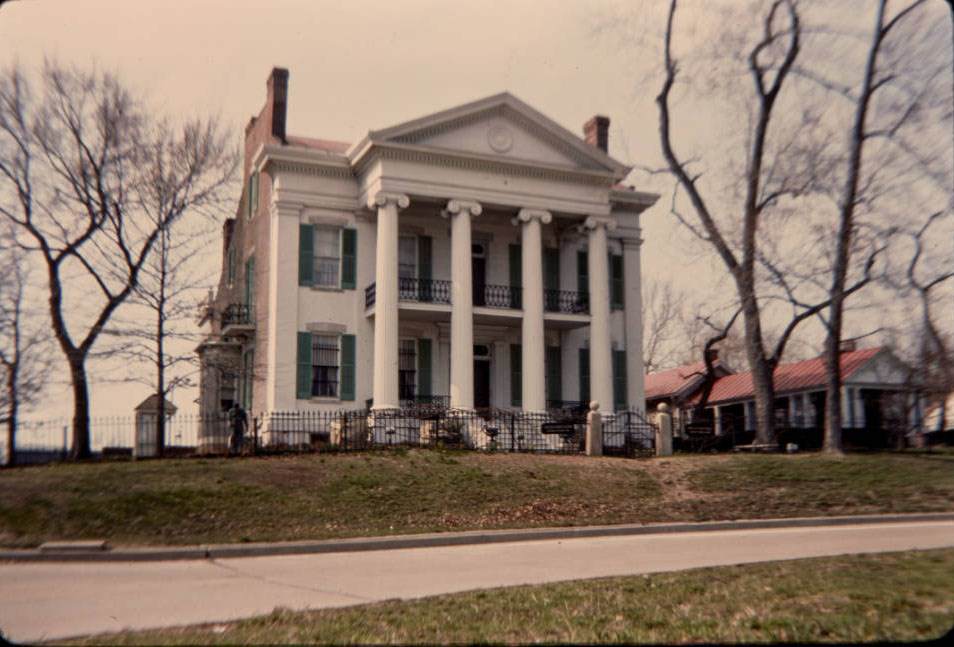 #113 DeMenil Mansion, front view, 1977