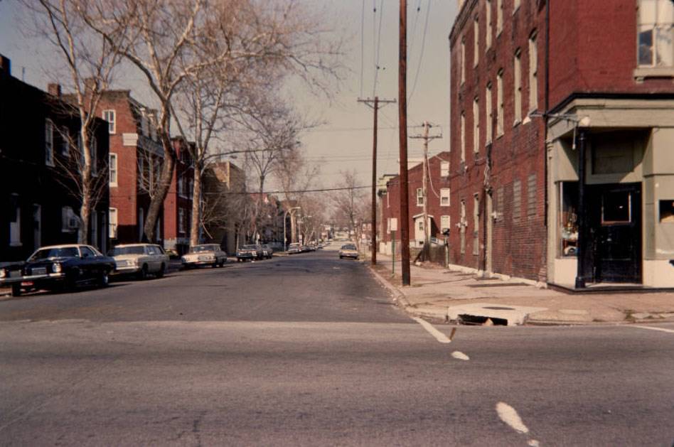 #33 Wisconsin Ave., looking north, 1977