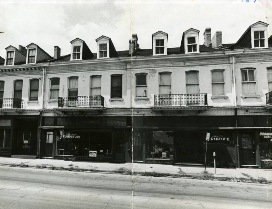 #34 The Roofs On The 7100 Block of South Broadway, 1974