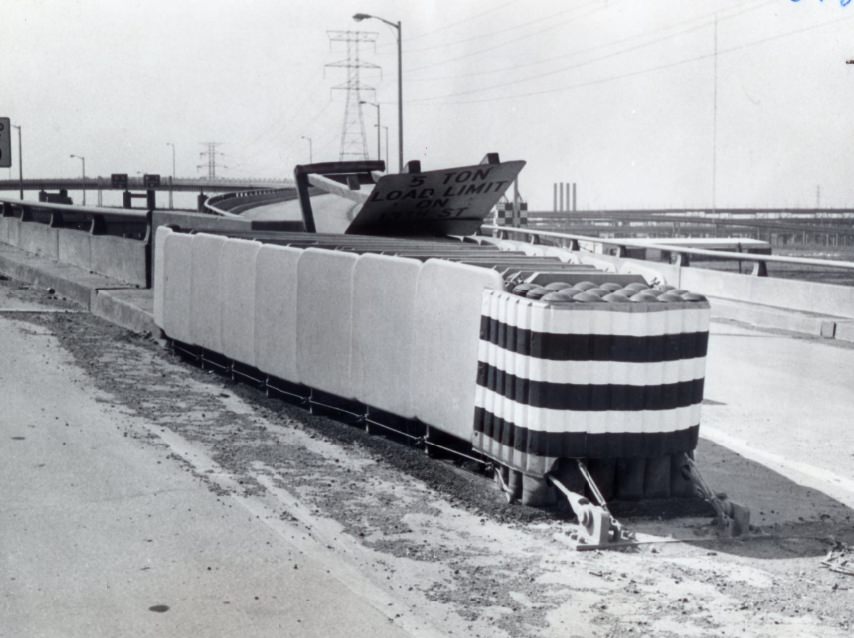 #36 Water-filled Plastic Tubes Reduce Damage On Poplar Street Bridge, 1975