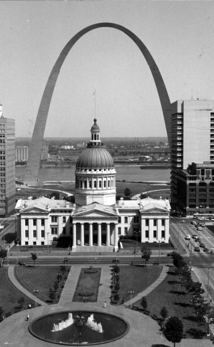 #8 The Old Courthouse and the Gateway Arch, 1976