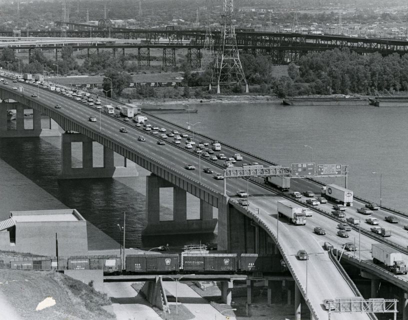 #81 Poplar Street Bridge, 1975