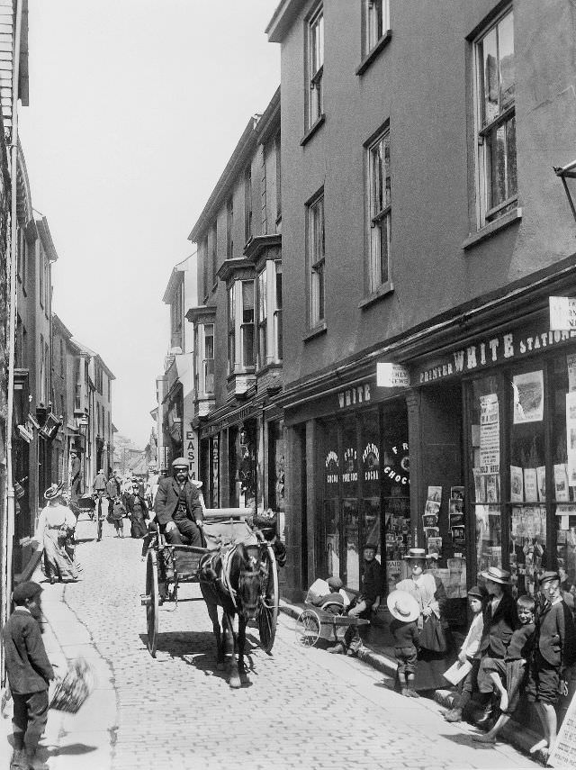 #19 A view of the entrance to Fore Street, St. Ives, Cornwall