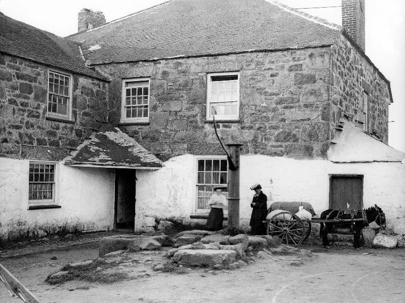 #22 A view of the rear of the Halsetown Inn, St. Ives, Cornwall