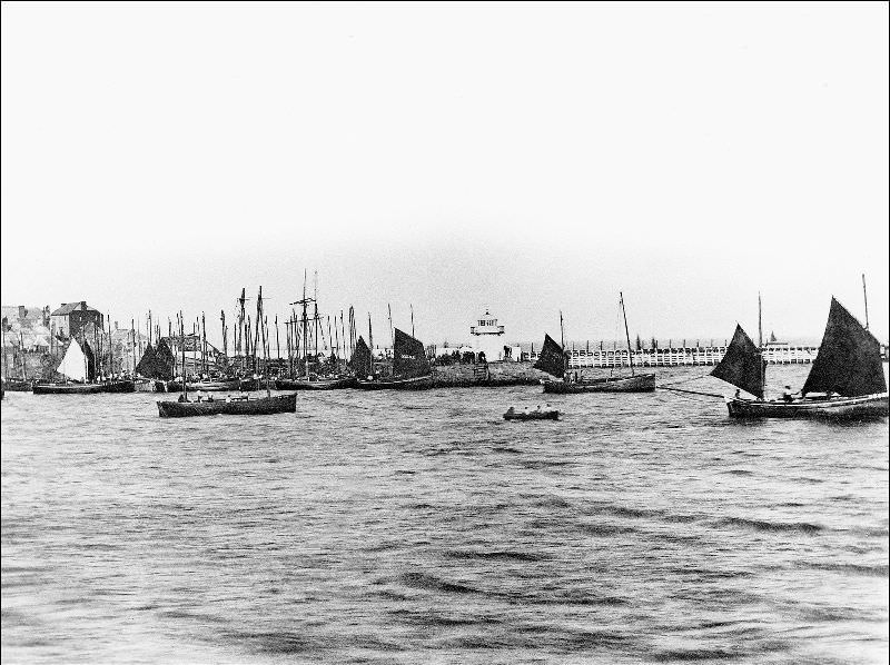 #5 A view across the harbour showing Smeaton’s Pier and lighthouse, St. Ives, Cornwall