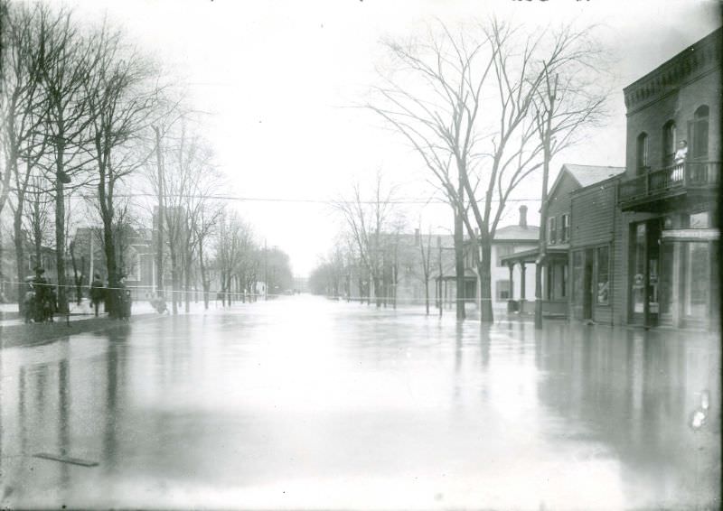 #10 First Street SE looking south from Charles Ave., Massillon, Ohio, 1913