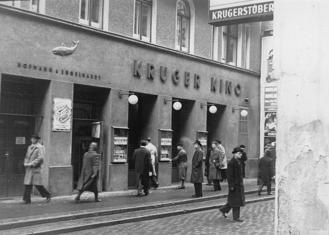 #20 Kruger Cinema at Krugerstrasse 5 in Vienna, photographed on November 3rd, 1954.