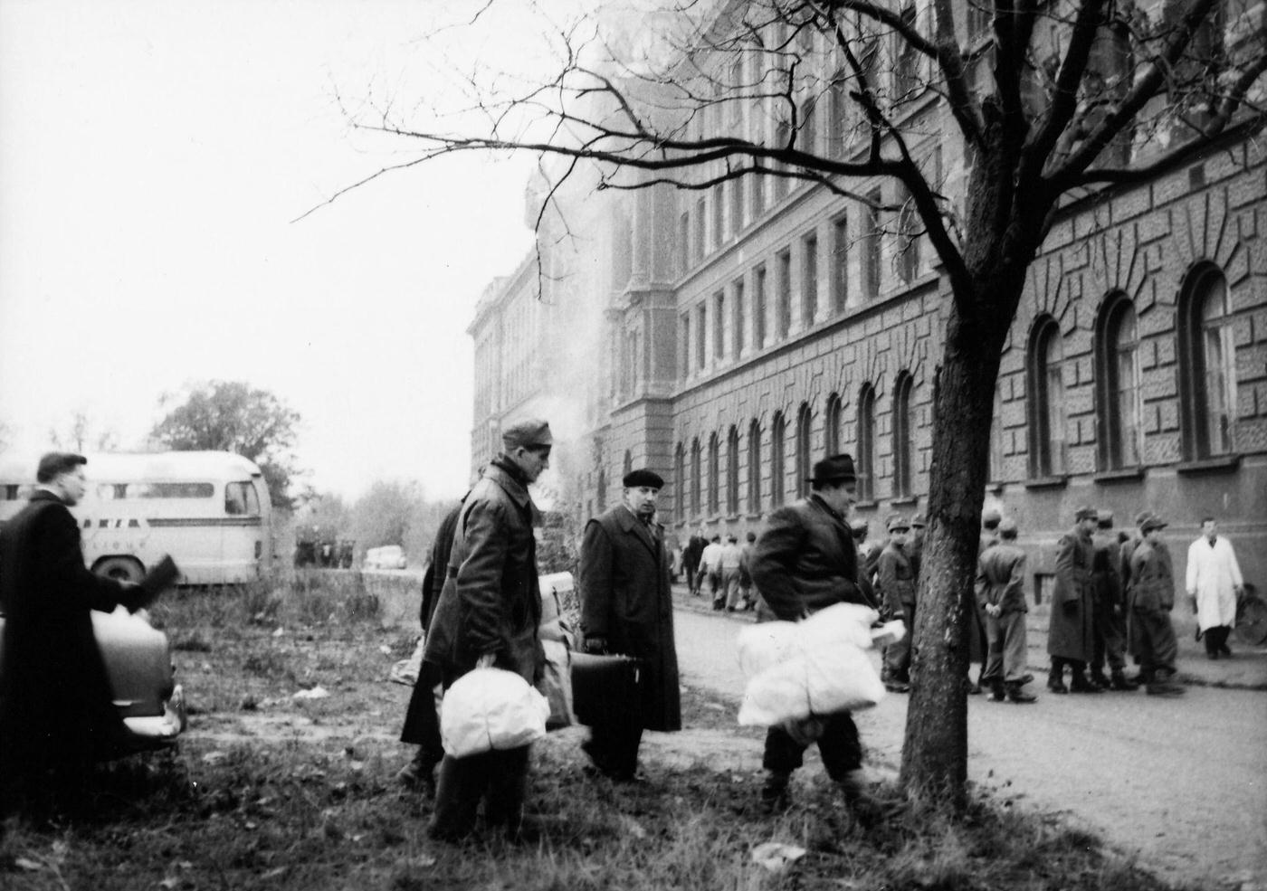 #8 Hungarian refugees at Traiskirchen camp in Vienna, 1956.