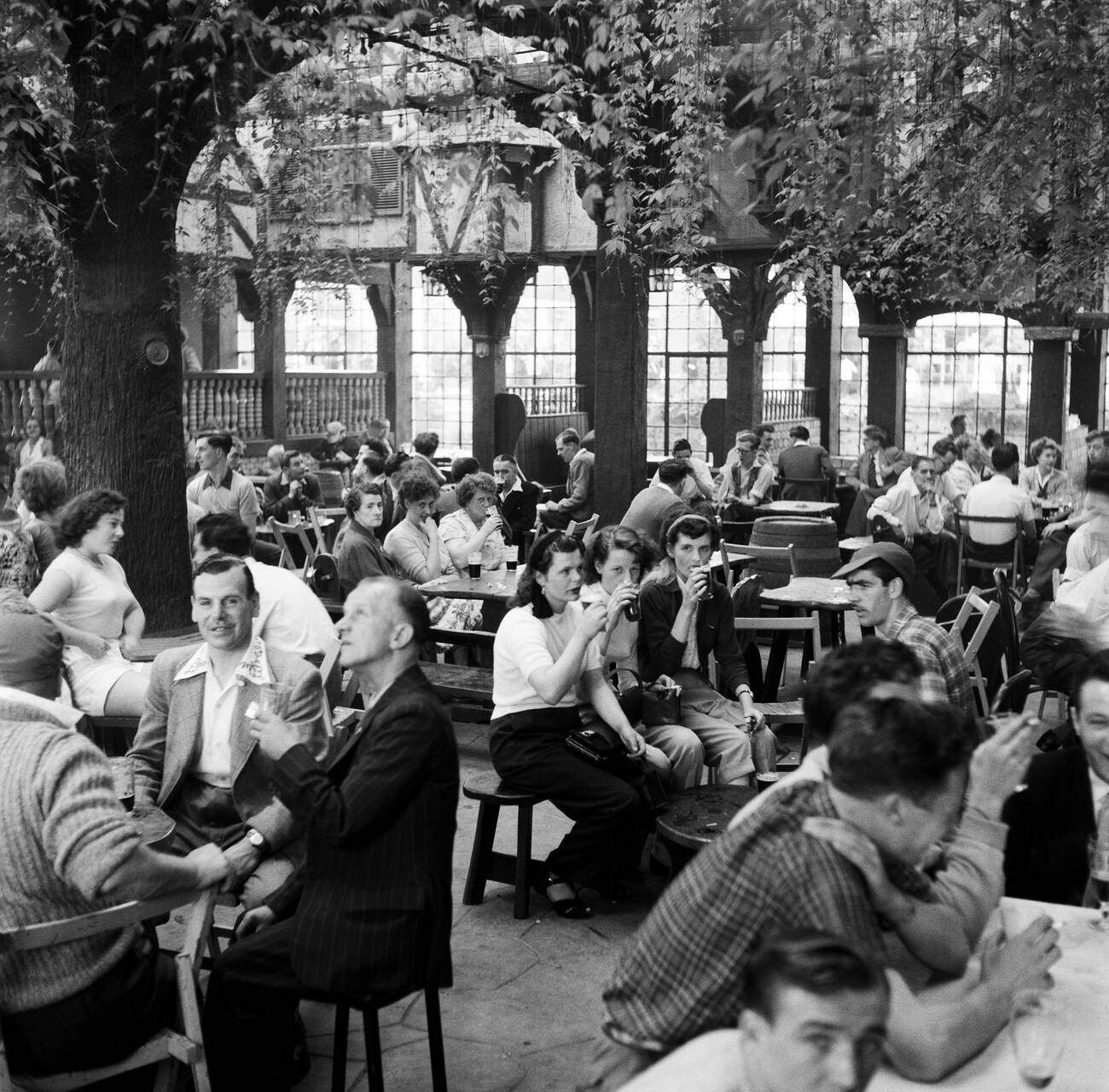 #64 The Vienna Ballroom at Butlins Holiday Camp, Filey, North Yorkshire, July 1954.