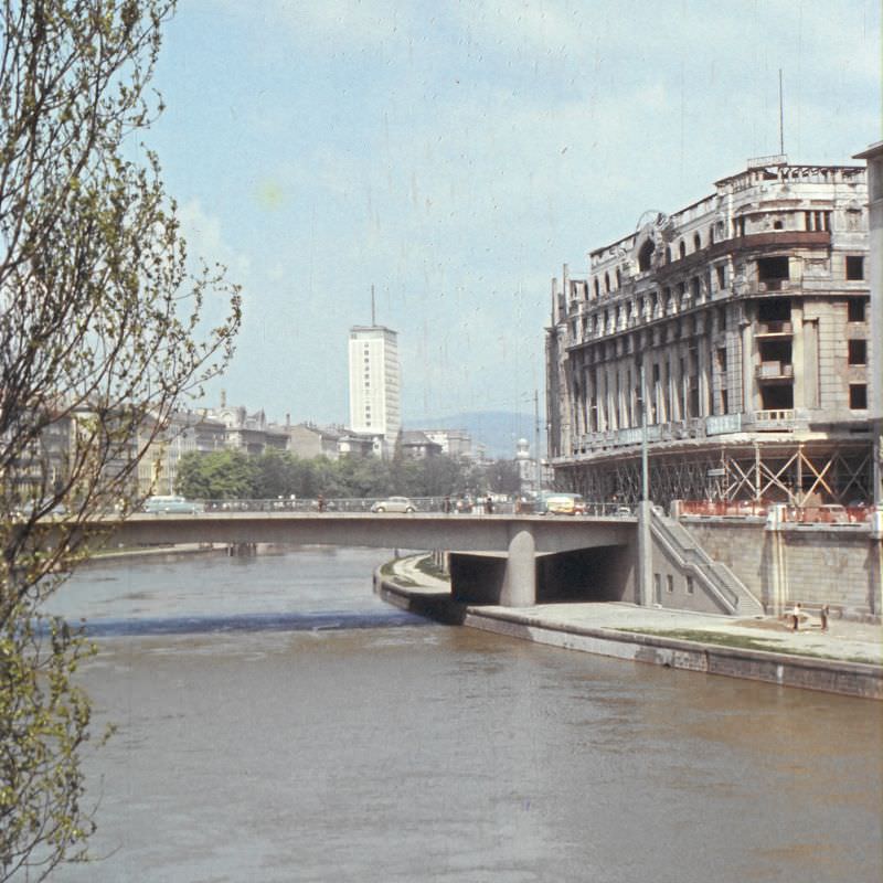 #80 Old Dianabad, Schwedenbrücke, Ringturm, 1960