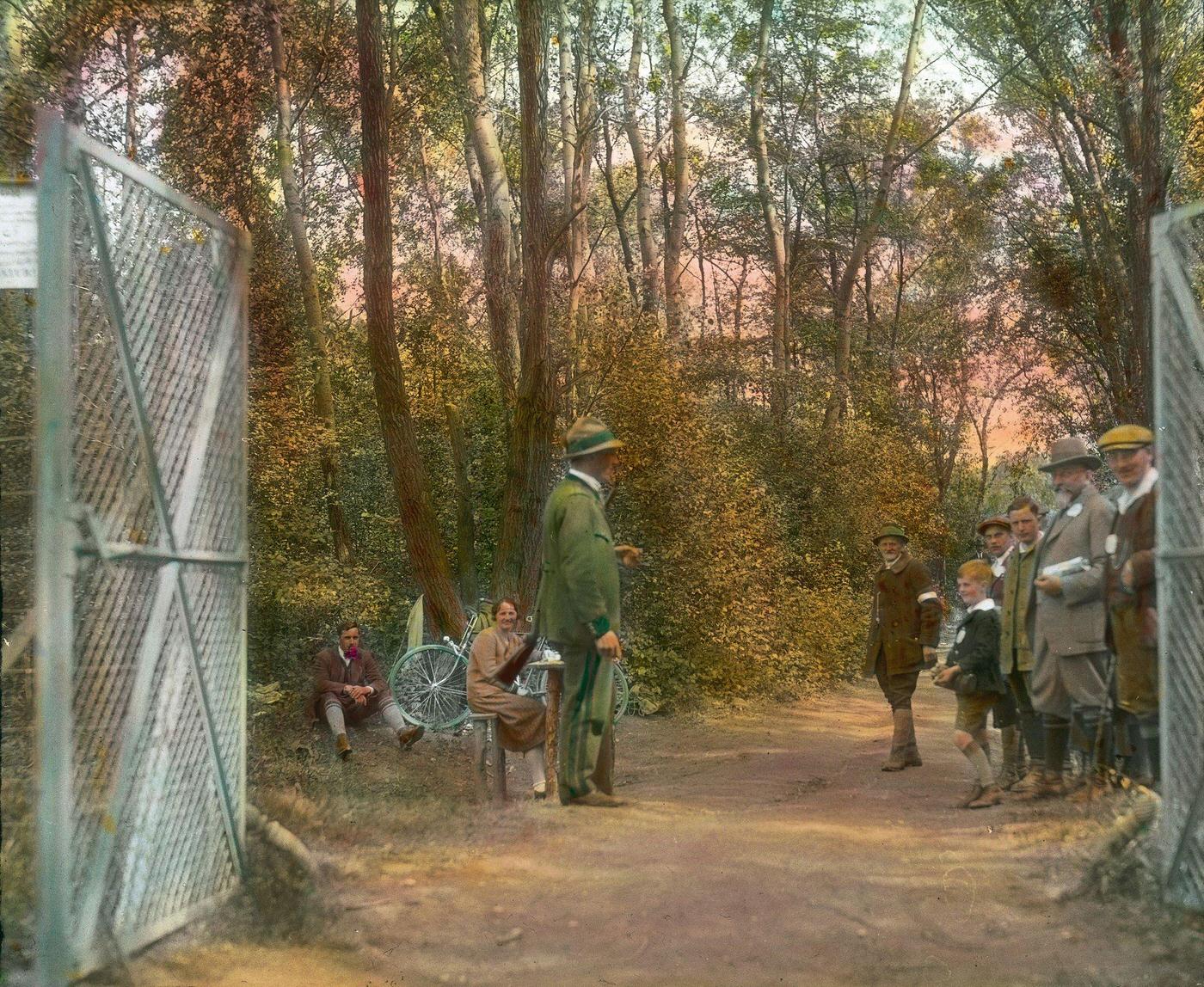 #60 Entrance to the Lobau nature reserve, now part of the Danube-Auen National Park, 1905.