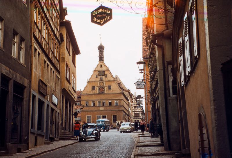 #86 Ratstrinkstube Clock Tower, Rothenburg.