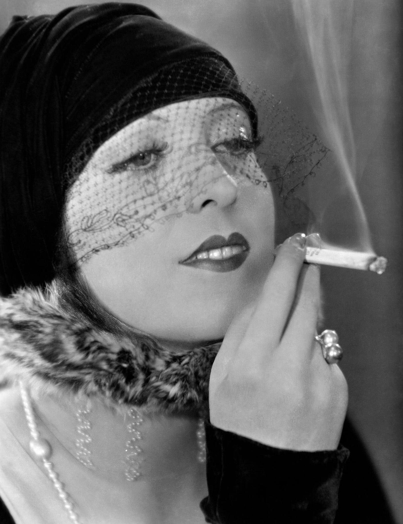 #49 Actress Mary Duncan, Graceful and Poised with a Cigarette