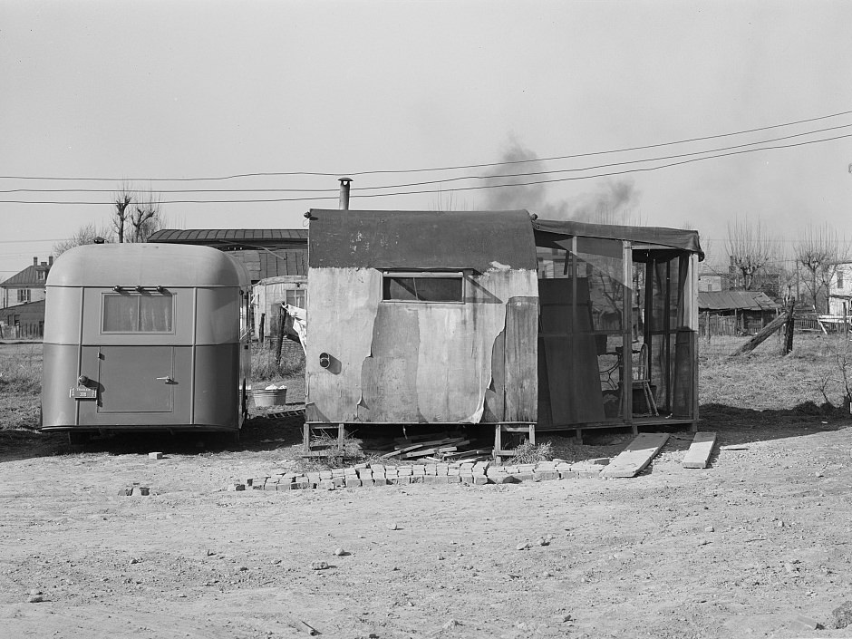 #13 Trailers occupied by defense workers inside Alexandria, Virginia, 1941