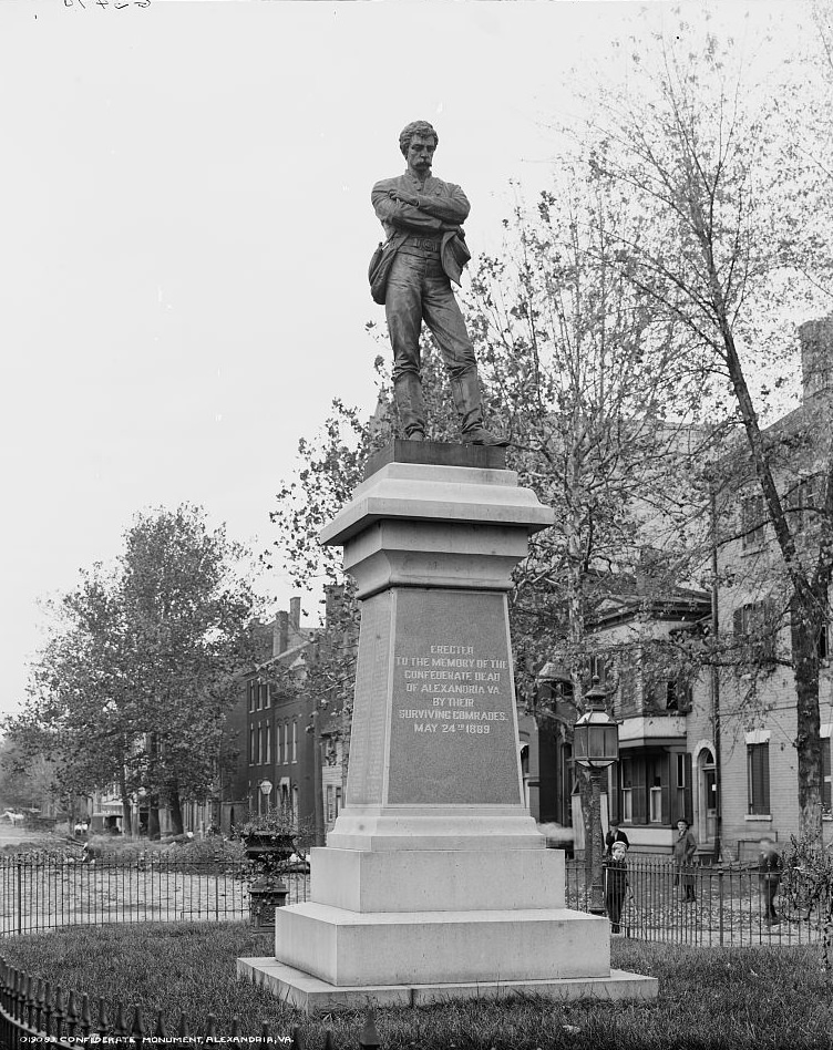 #11 Confederate monument, Alexandria, 1900s