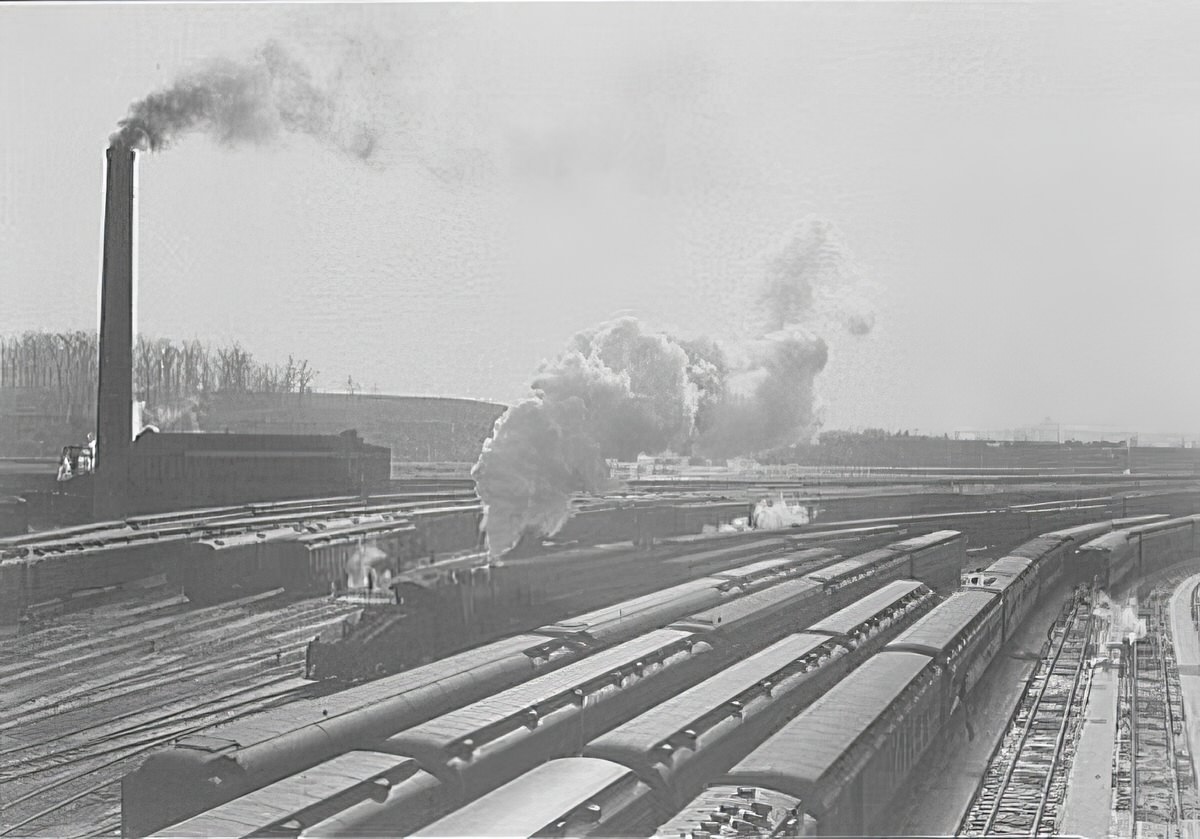 #17 Railroad yards. Potomac Yards in Alexandria, 1920