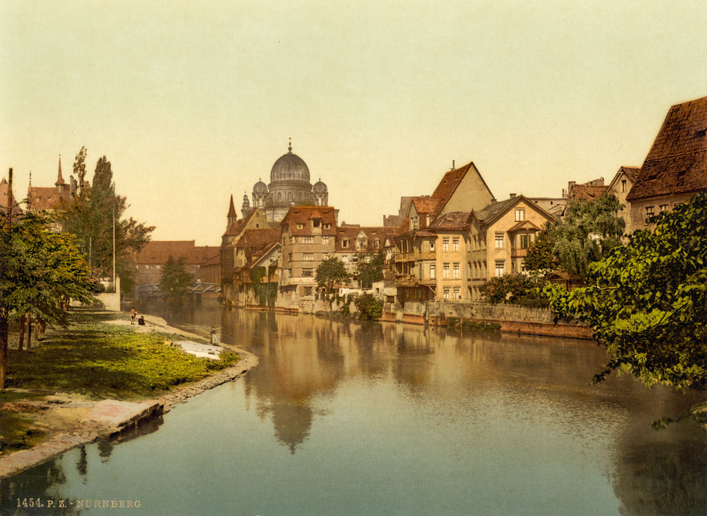 #22 Pegnitz & synagogue, Nuremberg, Bavaria