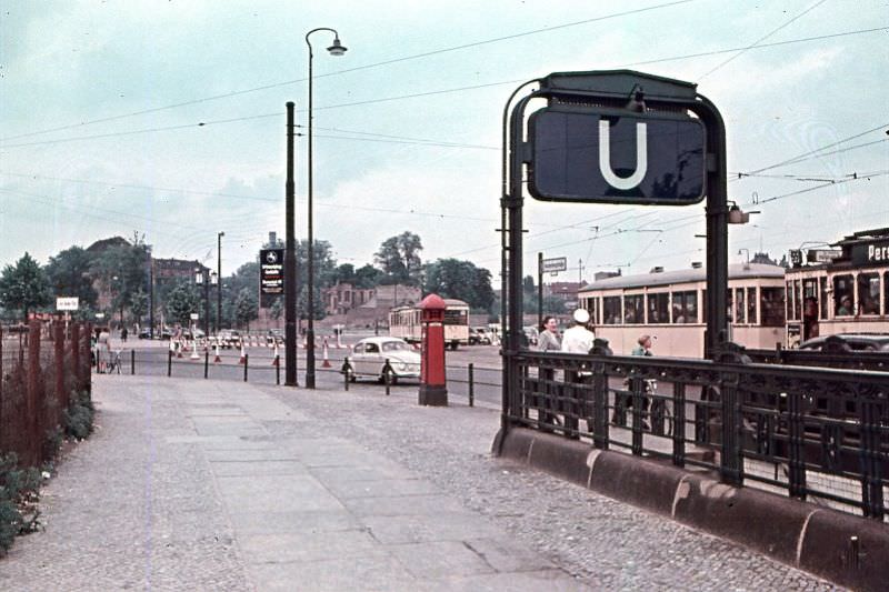 #38 On Line 55 which in 1967 became the last tram line in West Berlin, Berlin, 1954