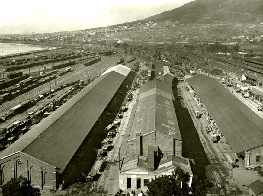 #13 Goods yard Cape Town Station, 1938.