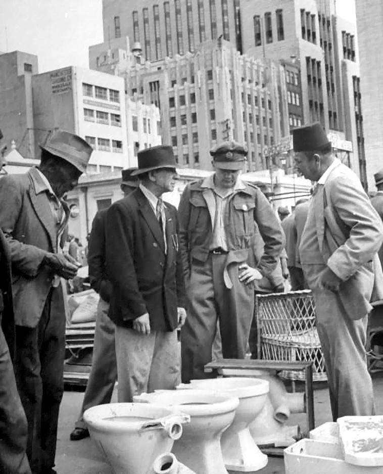 #67 Buying a Bowl in the City Bowl 1946.