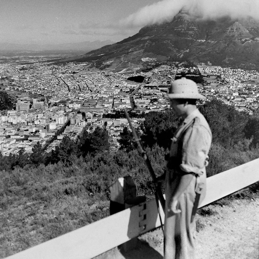 #38 Sentry on Signal Hill, 1943.