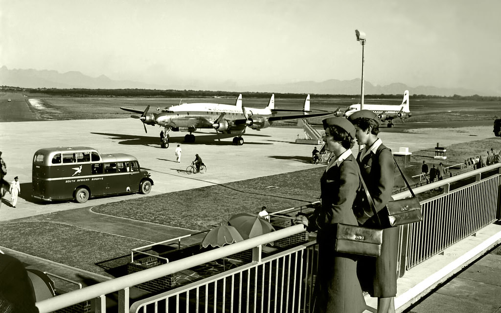 #10 Opening of D F Malan Airport, 1955.