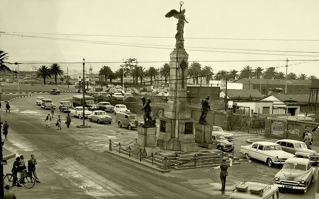 #21 The War memorial, 1956.
