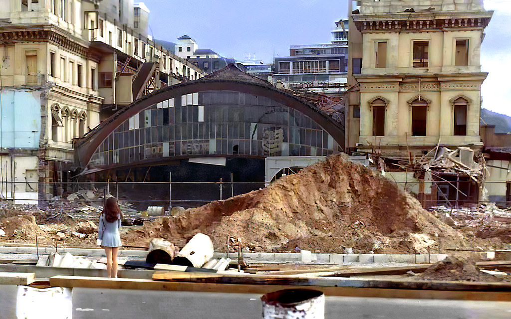 #6 Old Railway Station demolition, 1968.