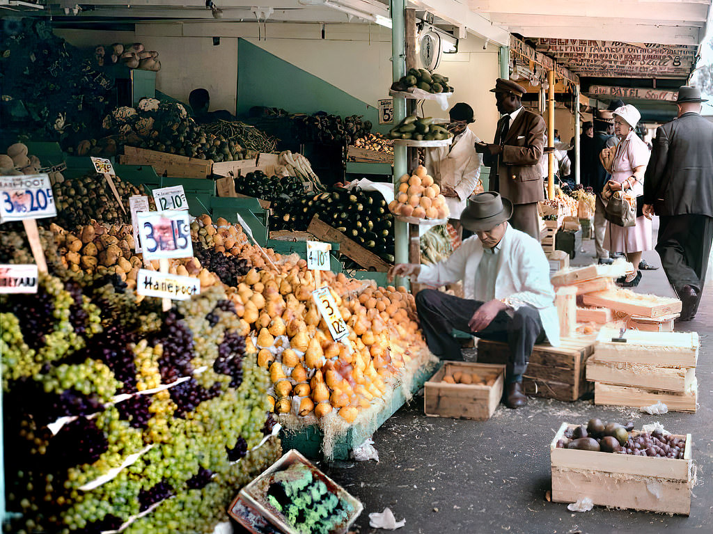 #106 Parade Fruit stall, 1965.
