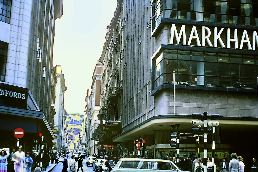 #171 Looking up Hout Street, 1969.