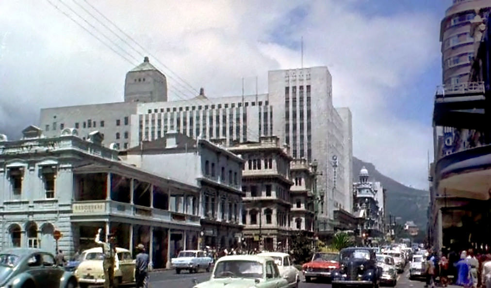 #191 Point duty in Adderley street, 1965.