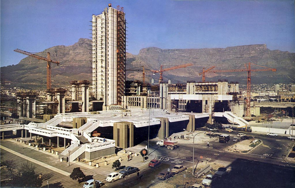 #120 Civic Centre under construction, 1975