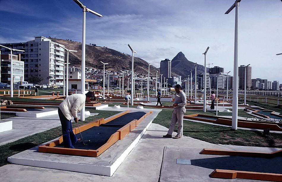 #13 Putt-Putt 1974. At Green point next to the Round Table little Blue train.