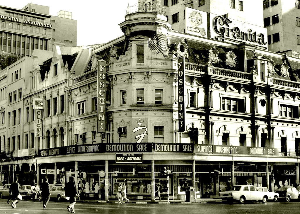#103 Corner of Adderley and Strand streets, 1970