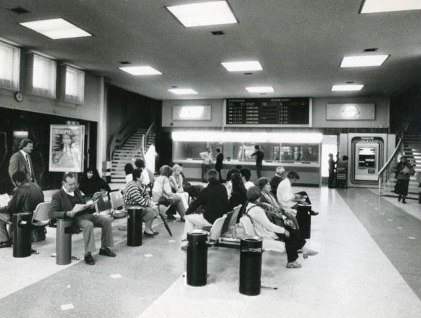 #49 Arrivals Hall D F Malan airport, 1982.
