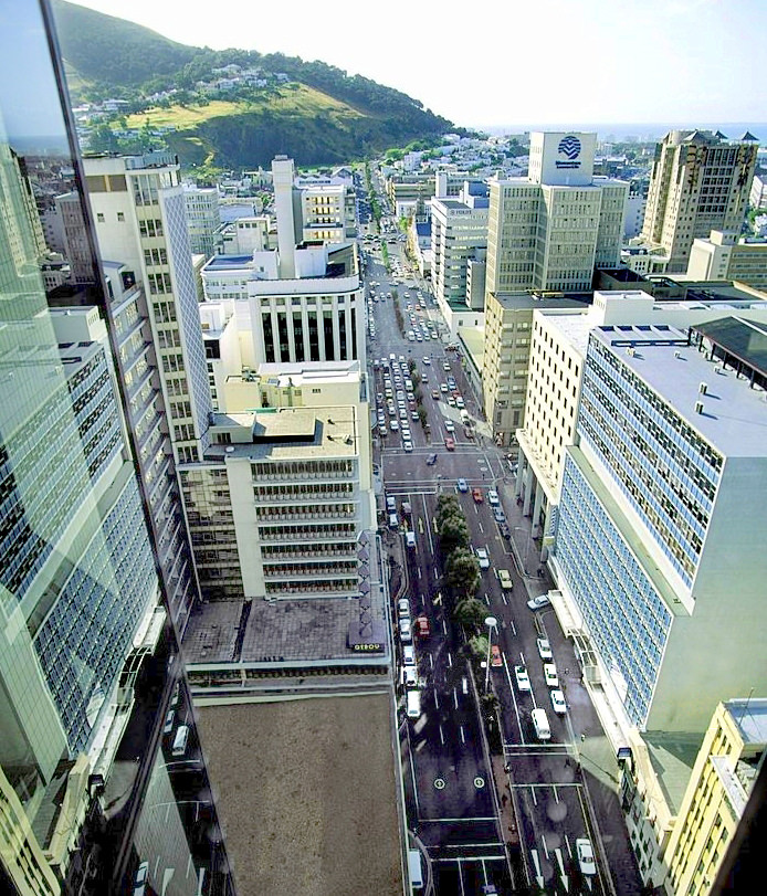 #9 Unusual view of Strand street, 1986.