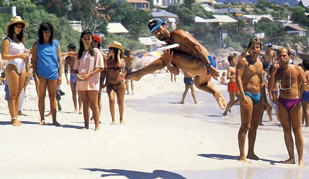 #54 Clifton’s bronzed Adonises, 1984.