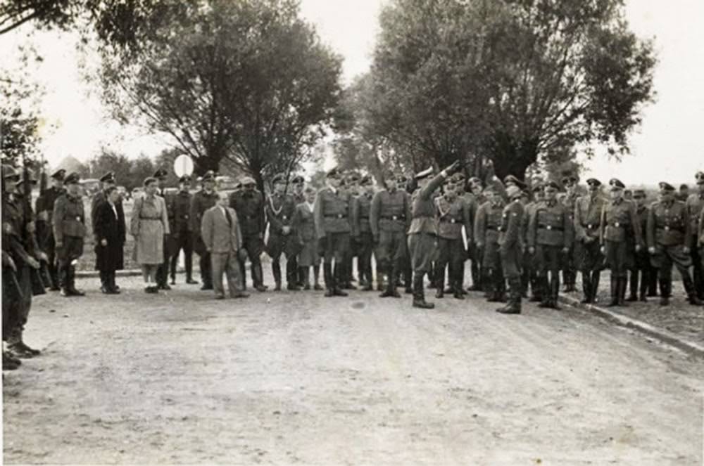 #18 The opening of a hospital at Auschwitz.