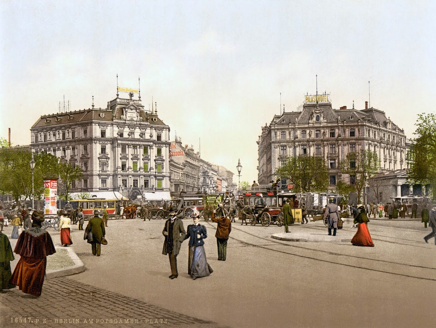 #10 Potsdam Square, Berlin, Germany, 1890