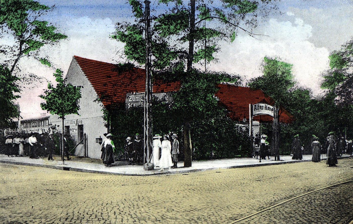 #23 Berlin Dahlem, Ausflugsgaststätte “Alter Krug” in Dahlem, 1899
