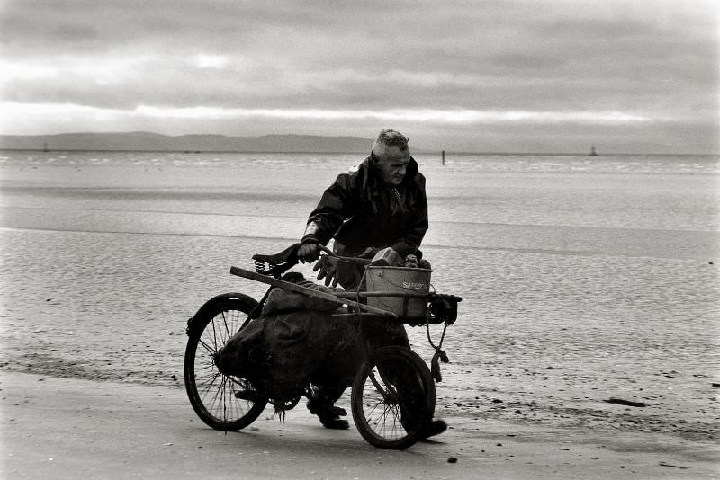 #144 Coal collector, Formby, 1980s