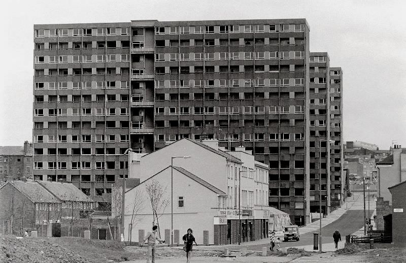 #163 Piggeries shortly before demolition, 1980s
